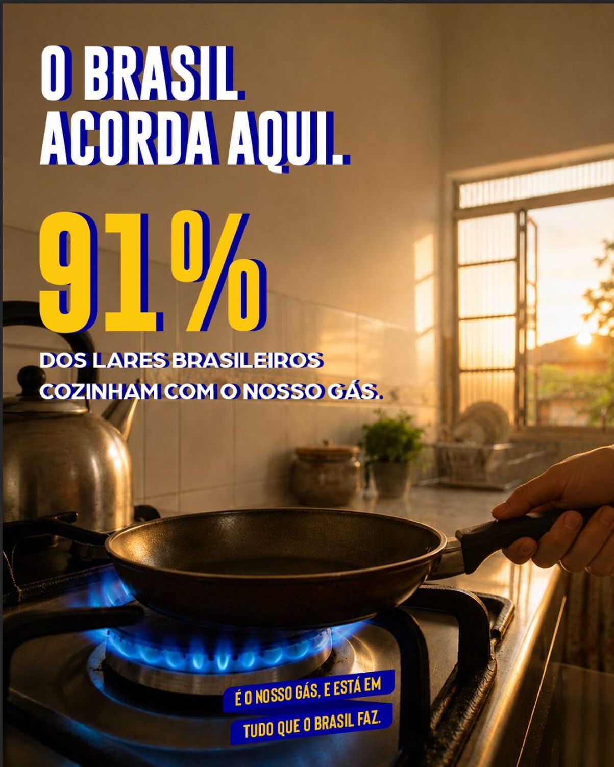 🇧🇷 O Brasil acorda, trabalha, produz e cozinha com o nosso gás.

Presente em 91% dos lares brasileiros, o GLP é parte essencial da vida de milhões de famílias — e também está em tudo que o Brasil faz.

 #GLP #Brasil #Energia #Desenvolvimento