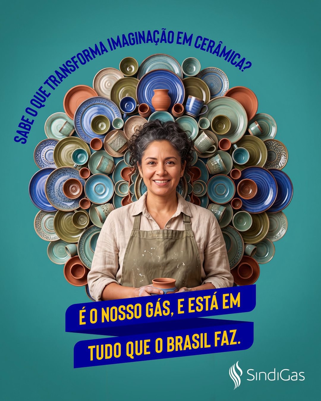 Já parou para pensar no que existe por trás de cada peça de cerâmica?

Tem criatividade, trabalho, tecnologia — e também tem GLP. 🔥

Da transformação da matéria-prima ao produto final, o GLP está presente em muitos dos processos que fazem o Brasil acontecer.

É o nosso gás. E está em tudo que o Brasil faz. 🇧🇷

#Sindigás #Energia #Cerâmica #GLP