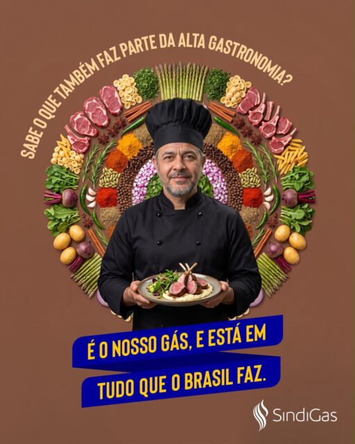 Nem só de ingredientes se faz a alta gastronomia. 

Por trás de cada técnica, cada preparo e cada prato impecável, existe energia para transformar talento em sabor.

🔥 O GLP faz parte dessa história.
Da cozinha profissional à mesa brasileira, ele está presente em tudo que o Brasil faz.

#Sindigás #GLP #Gastronomia #AltaGastronomia